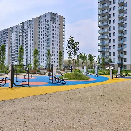 公寓 Nowa Letnica With Sauna & Gym & Kids Play In By Renters *