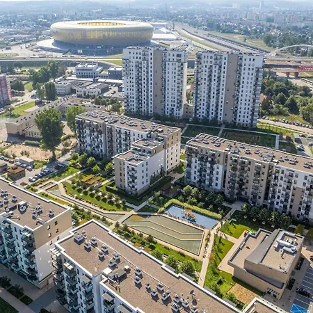 Apartment Nowa Letnica With Sauna & Gym & Kids Play In By Renters *