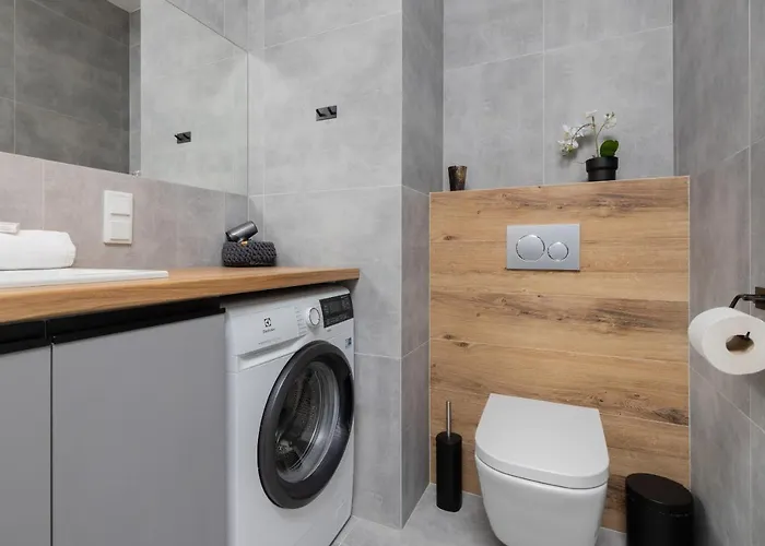 公寓 Nowa Letnica With Sauna & Gym & Kids Play In By Renters 格但斯克