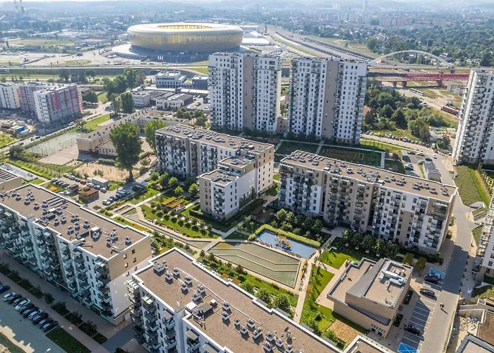 公寓 Nowa Letnica With Sauna & Gym & Kids Play In By Renters *