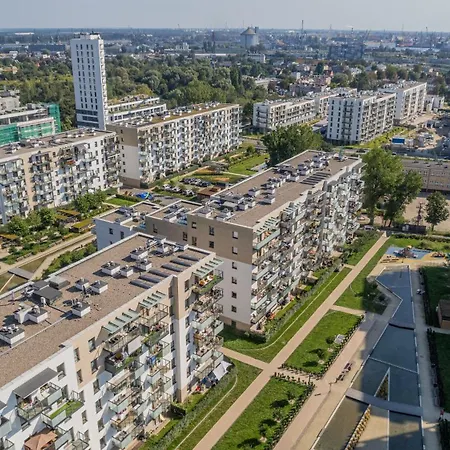 Nowa Letnica With Sauna & Gym & Kids Play In By Renters Gdańsk
